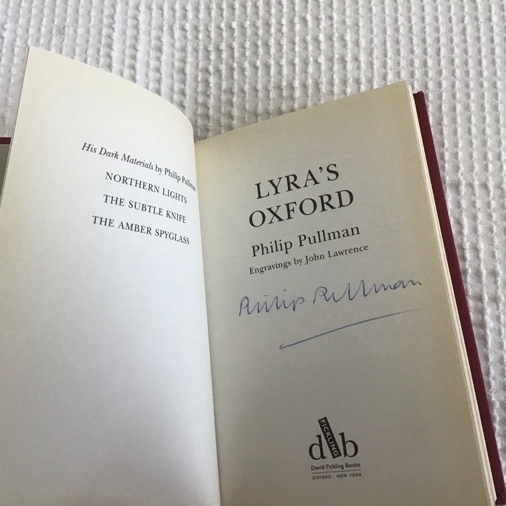 Lyra’s Oxford by Philip Pullman 1st Edition Signed